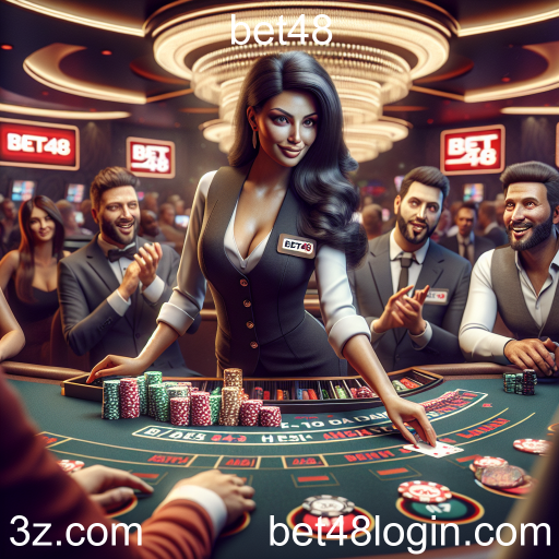 Experiência Imersiva nos Jogos Ao Vivo do Bet48